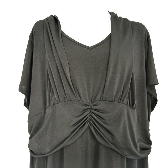 Lane Bryant Front Ruched Dress Size 26/28 - Picture 2 of 6